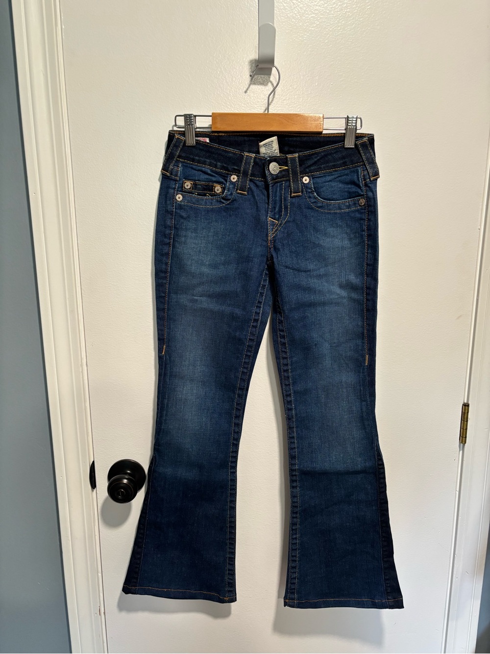 True Religion Dark Blue Flare Jeans